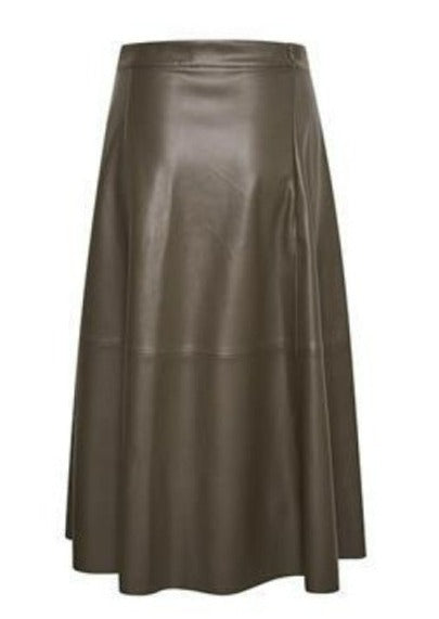 Soaked in Luxury Malene Skirt Major Brown