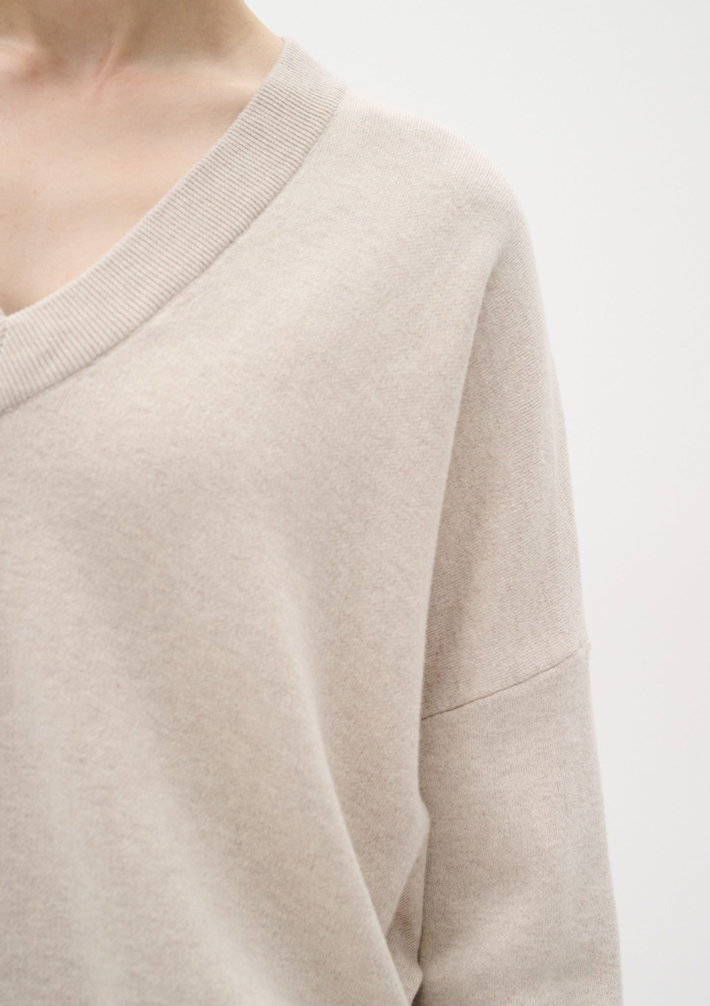 InWear Foster V-Neck trui Taupe Melange